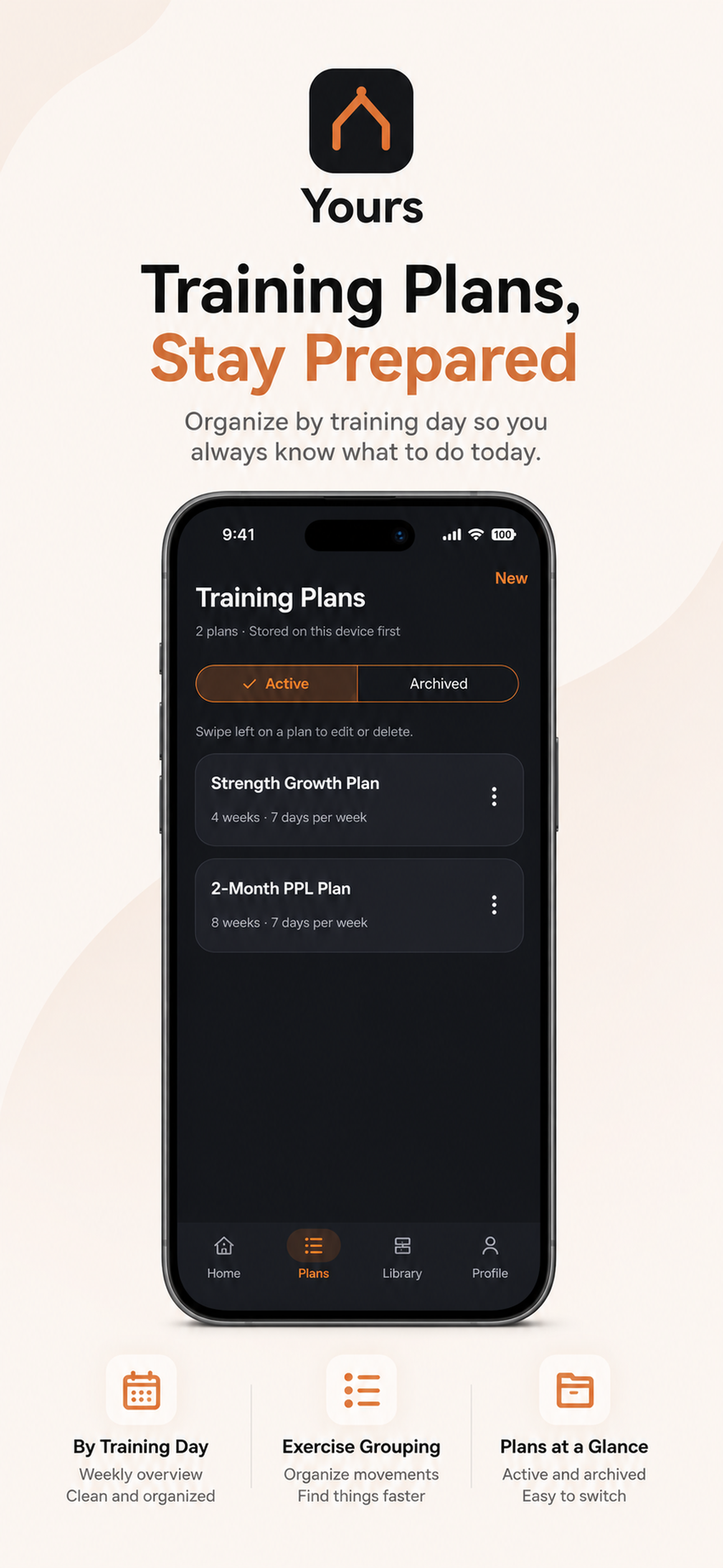 有思 App 编辑训练计划截图